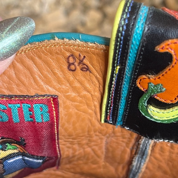 Rocket Buster Handmade Custom Leather Cowboy Boots - Picture 6 of 13